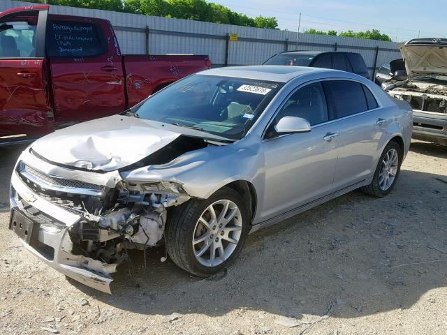 1G1ZE5E71BF365758 - 2011 CHEVROLET MALIBU LTZ 银色 照片 2