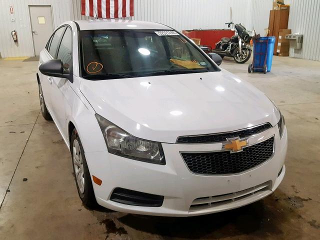 1G1PC5SH2C7275945 - 2012 CHEVROLET CRUZE LS WHITE photo 1