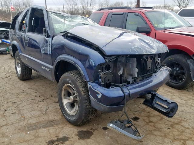 1GNCS18X44K130721 - 2004 CHEVROLET BLAZER BLUE photo 1