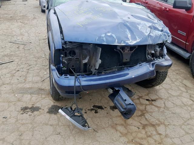 1GNCS18X44K130721 - 2004 CHEVROLET BLAZER BLUE photo 7