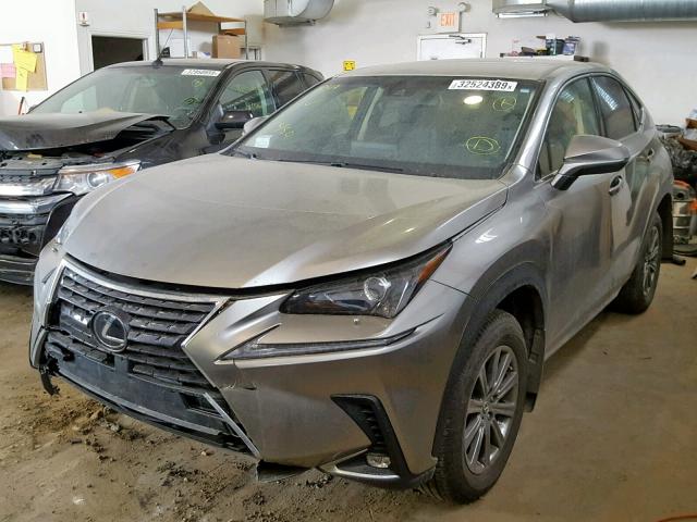 JTJBARBZ7J2166685 - 2018 LEXUS NX 300 GRAY photo 2