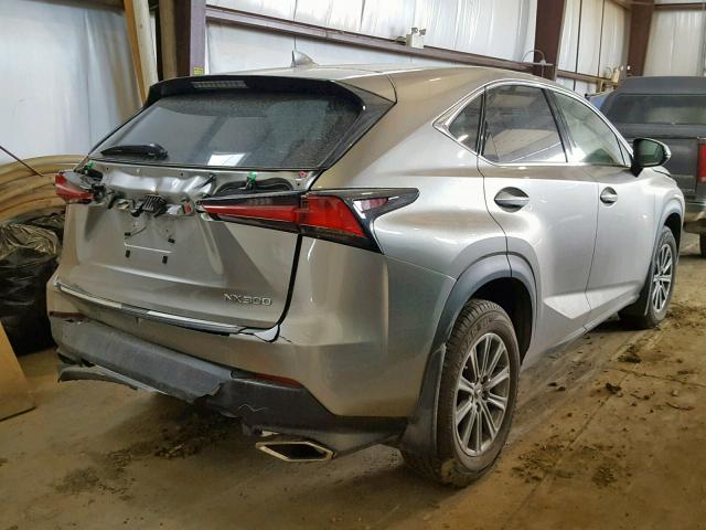 JTJBARBZ7J2166685 - 2018 LEXUS NX 300 GRAY photo 4