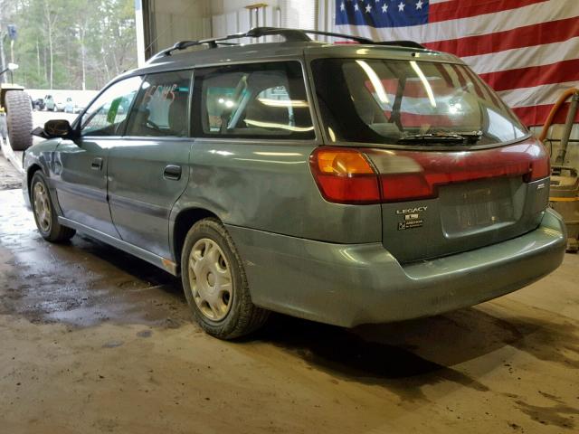 4S3BH635117305043 - 2001 SUBARU LEGACY L GREEN photo 3