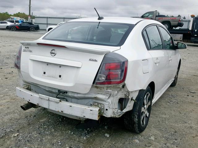 3N1AB6APXBL715681 - 2011 NISSAN SENTRA 2.0 WHITE photo 4