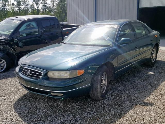 2G4WB55K3Y1107373 - 2000 BUICK REGAL LS GREEN photo 2