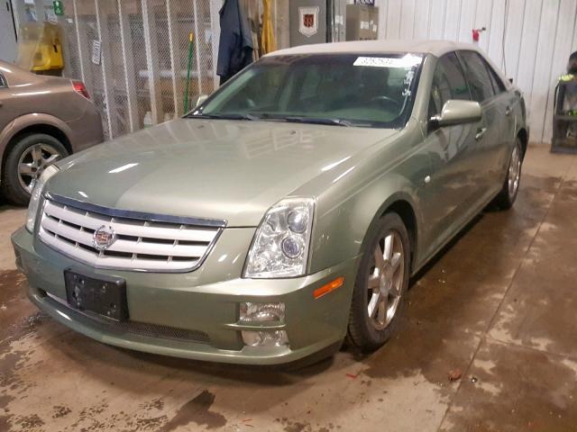 1G6DW677050142381 - 2005 CADILLAC STS GREEN photo 2