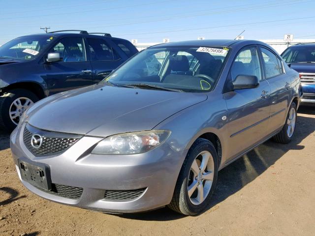 JM1BK32FX61496157 - 2006 MAZDA 3 I GRAY photo 2