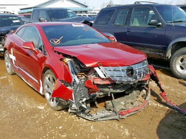 1G6RS1E41EU600113 - 2014 CADILLAC ELR LUXURY RED photo 1