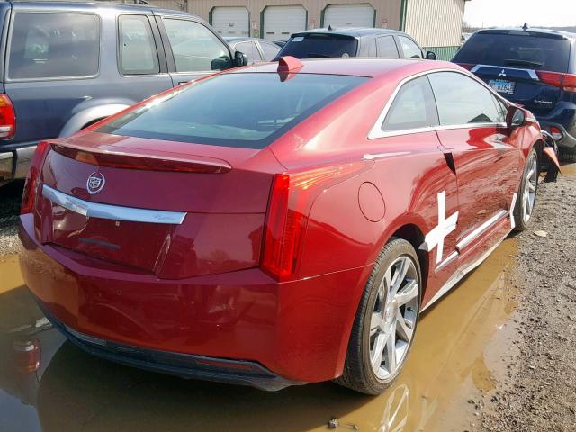 1G6RS1E41EU600113 - 2014 CADILLAC ELR LUXURY RED photo 4