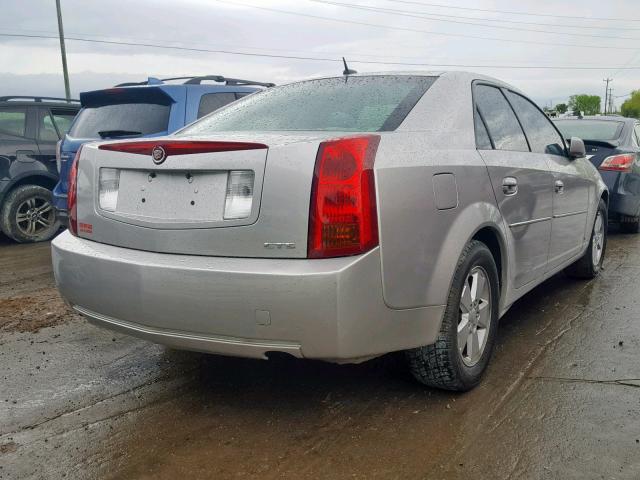 1G6DP577960131890 - 2006 CADILLAC CTS HI FEA SILVER photo 4