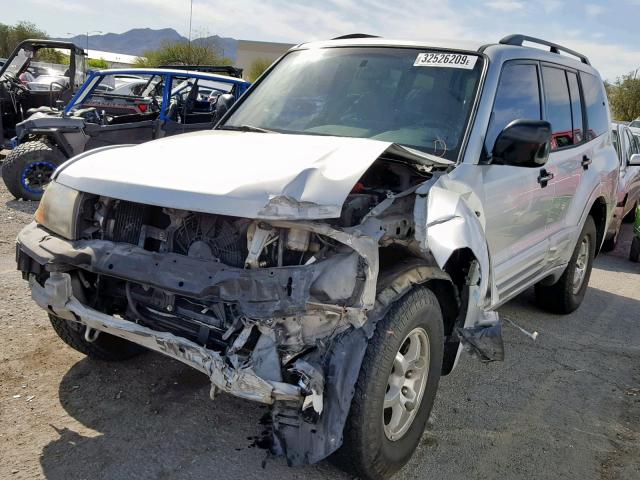 JA4MW31R92J008636 - 2002 MITSUBISHI MONTERO XL GRAY photo 2