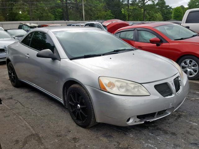 1G2ZH36N174253310 - 2007 PONTIAC G6 GT SILVER photo 1