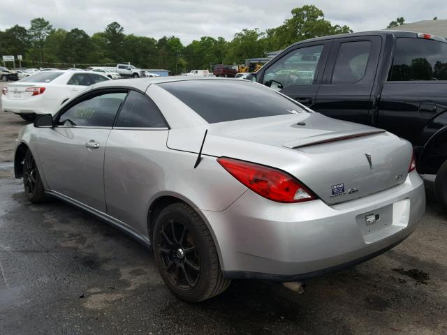 1G2ZH36N174253310 - 2007 PONTIAC G6 GT SILVER photo 3