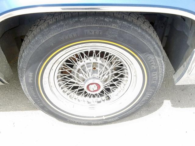 1G6DW5471LR732659 - 1990 CADILLAC BROUGHAM BLUE photo 9