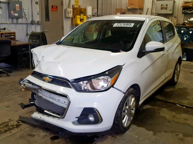 KL8CD6SA3GC584342 - 2016 CHEVROLET SPARK 1LT WHITE photo 2