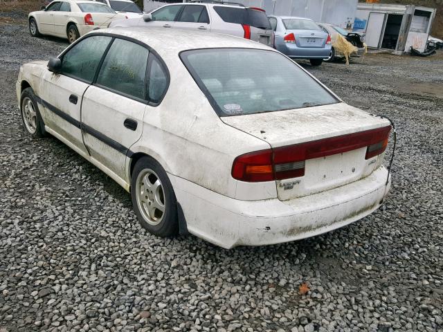 4S3BE6356Y7216443 - 2000 SUBARU LEGACY L WHITE photo 3