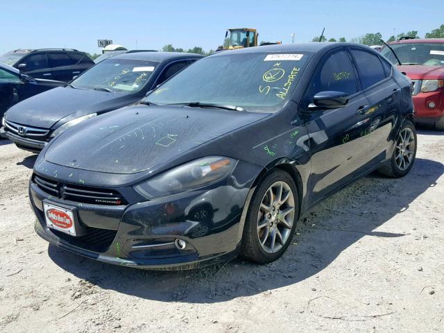 1C3CDFBA1DD345423 - 2013 DODGE DART SXT BLACK photo 2