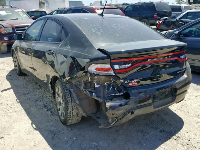 1C3CDFBA1DD345423 - 2013 DODGE DART SXT BLACK photo 3