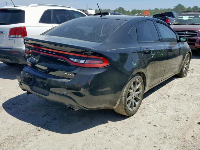 1C3CDFBA1DD345423 - 2013 DODGE DART SXT BLACK photo 4