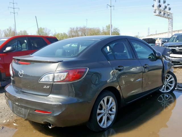 JM1BL1S50A1251644 - 2010 MAZDA 3 S GRAY photo 4