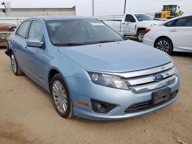 3FADP0L31AR182978 - 2010 FORD FUSION HYB BLUE photo 1