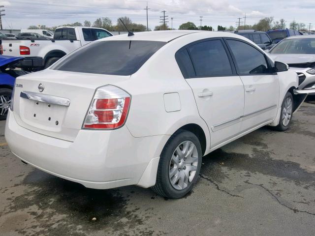 3N1AB6AP9AL630832 - 2010 NISSAN SENTRA 2.0 WHITE photo 4