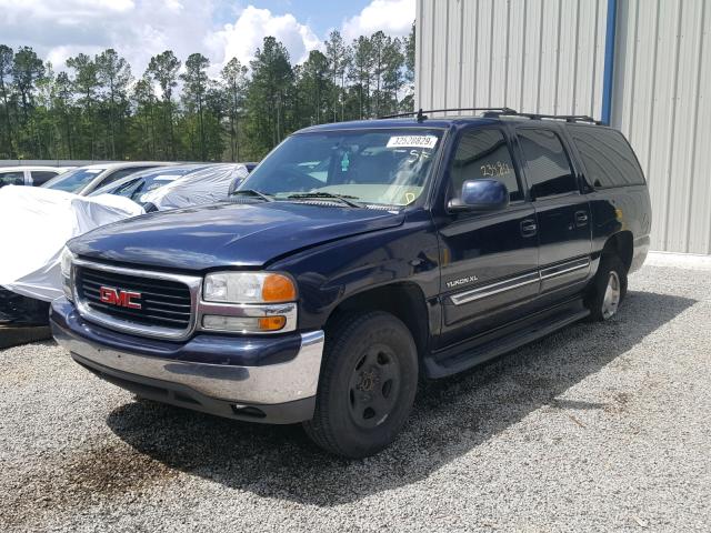 1GKEC16Z36J154086 - 2006 GMC YUKON XL C BLUE photo 2