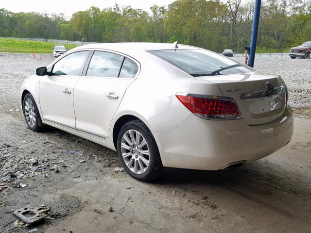 1G4GC5E35DF164901 - 2013 BUICK LACROSSE WHITE photo 3