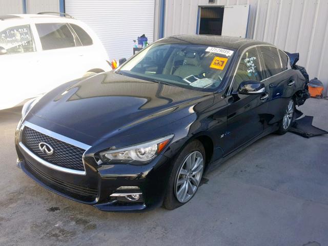 JN1BV7AP8EM690503 - 2014 INFINITI Q50 BASE BLACK photo 2