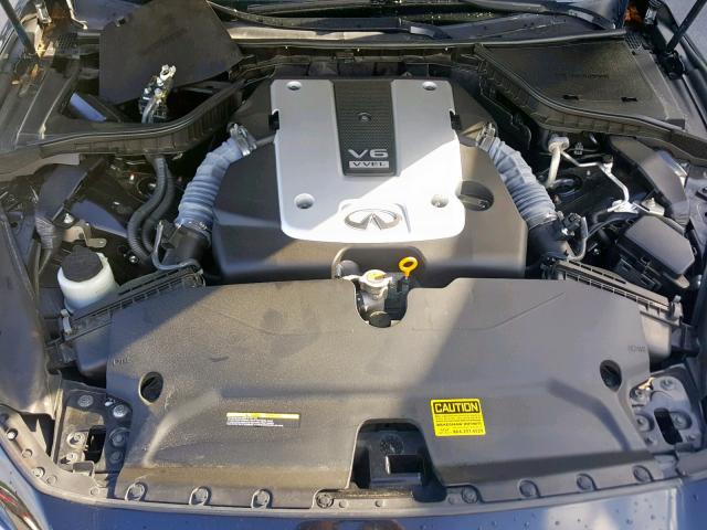 JN1BV7AP8EM690503 - 2014 INFINITI Q50 BASE BLACK photo 7