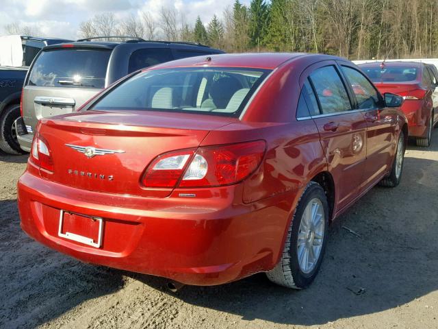 1C3LC56K37N662585 - 2007 CHRYSLER SEBRING TO RED photo 4