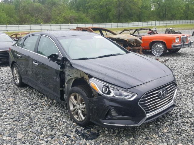 5NPE34AF9JH619840 - 2018 HYUNDAI SONATA SPO GRAY photo 1