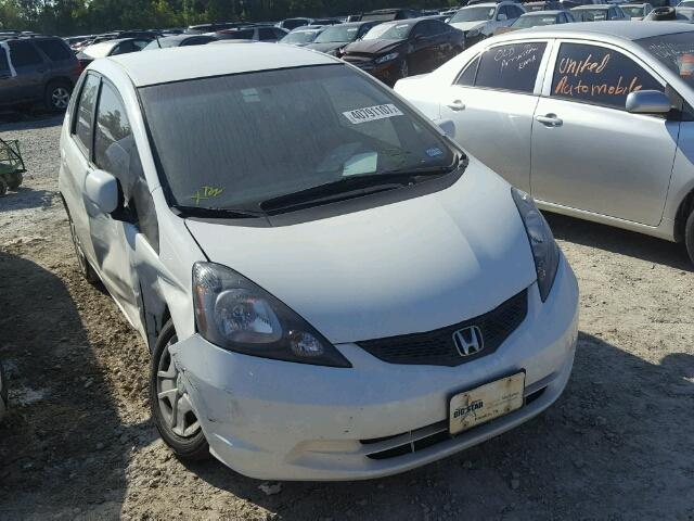 JHMGE8H33DC032263 - 2013 HONDA FIT WHITE photo 1