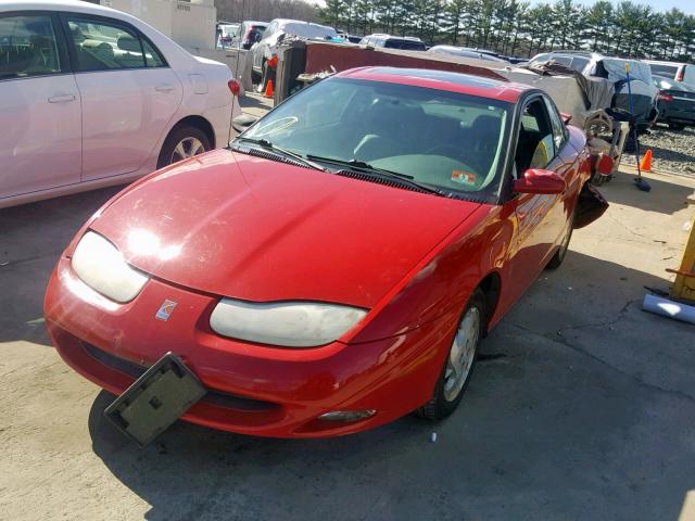 1G8ZY12792Z252967 - 2002 SATURN SC2 RED photo 2