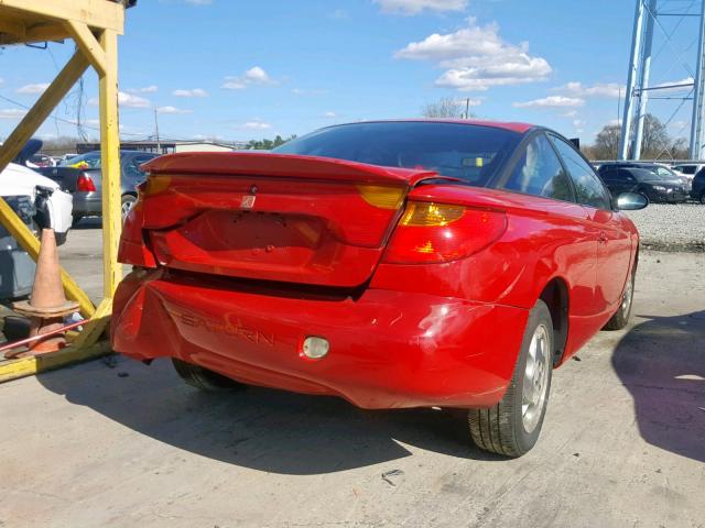 1G8ZY12792Z252967 - 2002 SATURN SC2 RED photo 4