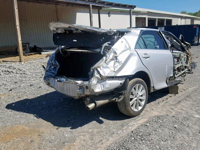 4T1BD1FK7CU028222 - 2012 TOYOTA CAMRY HYBR SILVER photo 4