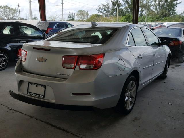 1G11C5SL4FU125609 - 2015 CHEVROLET MALIBU 1LT SILVER photo 4