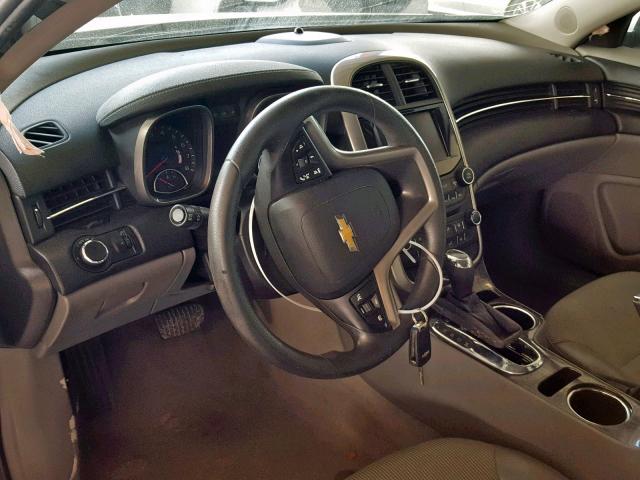 1G11C5SL4FU125609 - 2015 CHEVROLET MALIBU 1LT SILVER photo 9