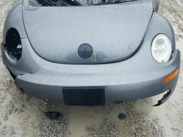 3VWPW31C66M423143 - 2006 VOLKSWAGEN NEW BEETLE GRAY photo 7