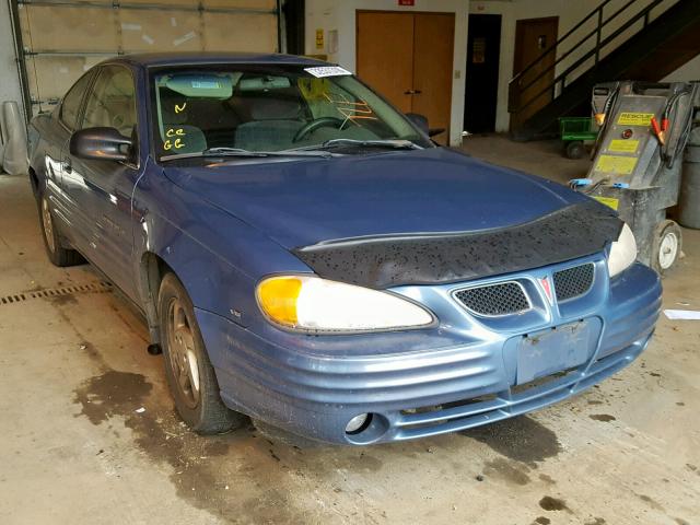1G2NE12E3XM876137 - 1999 PONTIAC GRAND AM S BLUE photo 1