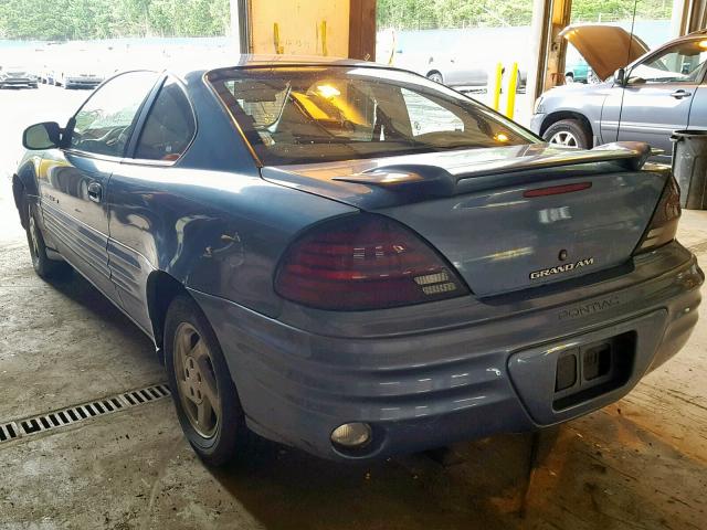 1G2NE12E3XM876137 - 1999 PONTIAC GRAND AM S BLUE photo 3