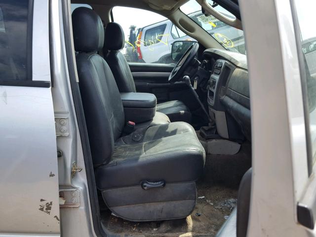 3D7KA28C64G150945 - 2004 DODGE RAM 2500 S ვერცხლისფერი ფოტო 5