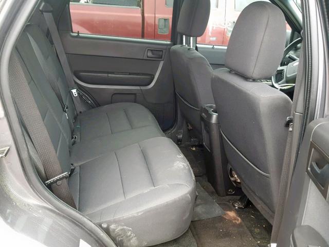 1FMCU0DG7BKA53743 - 2011 FORD ESCAPE XLT GRAY photo 6