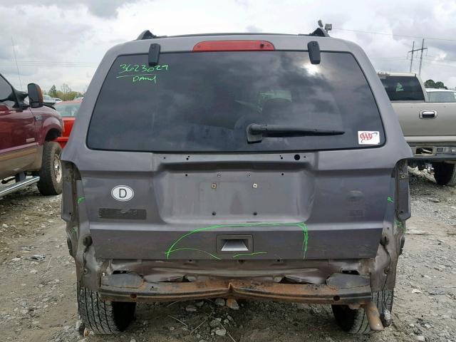 1FMCU0DG7BKA53743 - 2011 FORD ESCAPE XLT GRAY photo 9