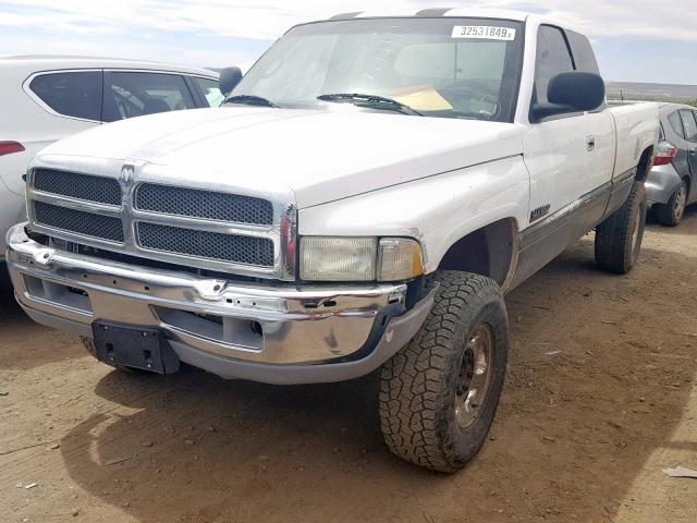 3B7KF23672M248975 - 2002 DODGE RAM 2500 WHITE photo 2