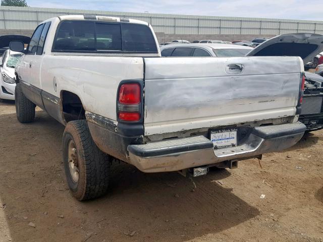 3B7KF23672M248975 - 2002 DODGE RAM 2500 WHITE photo 3