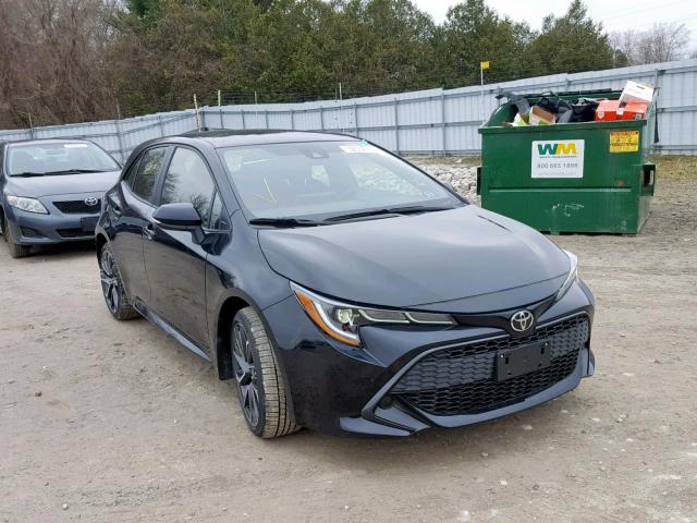 JTNK4RBE6K3037545 - 2019 TOYOTA COROLLA SE BLACK photo 1