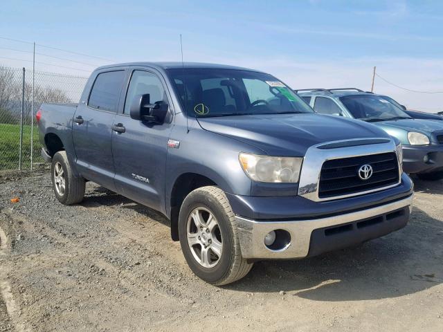 5TBEV54178S476223 - 2008 TOYOTA TUNDRA CRE BLUE photo 1