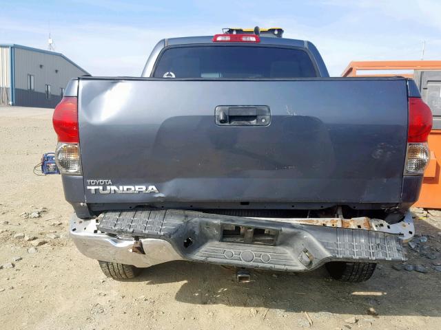 5TBEV54178S476223 - 2008 TOYOTA TUNDRA CRE BLUE photo 9