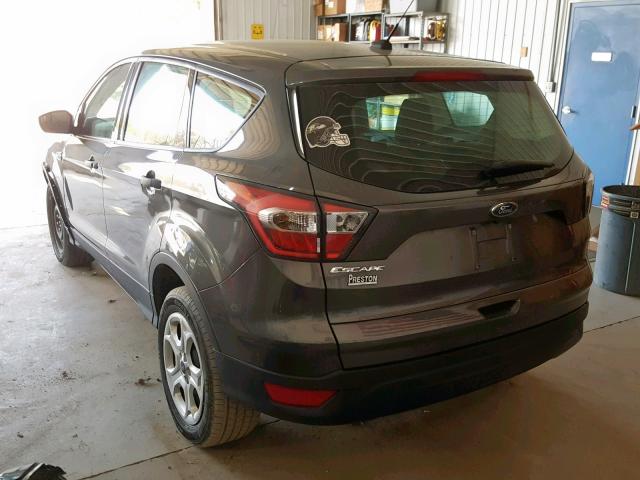 1FMCU0F75HUB26912 - 2017 FORD ESCAPE S GRAY photo 3